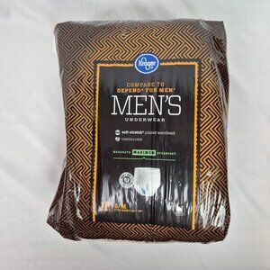 Kroger Men's Incontinence Briefs Size Small-Med 18ct Maximum Absorbency NEW!!!